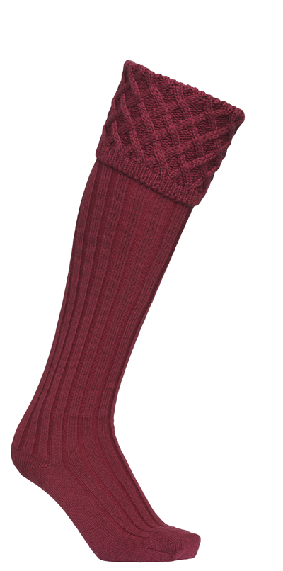 Laksen Windsor Sock - Rosewood